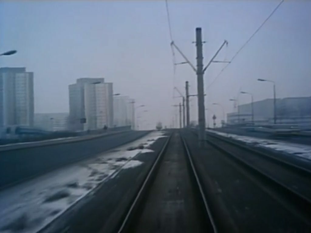 Видеопутешествие на трамвае по Берлину 1990 года