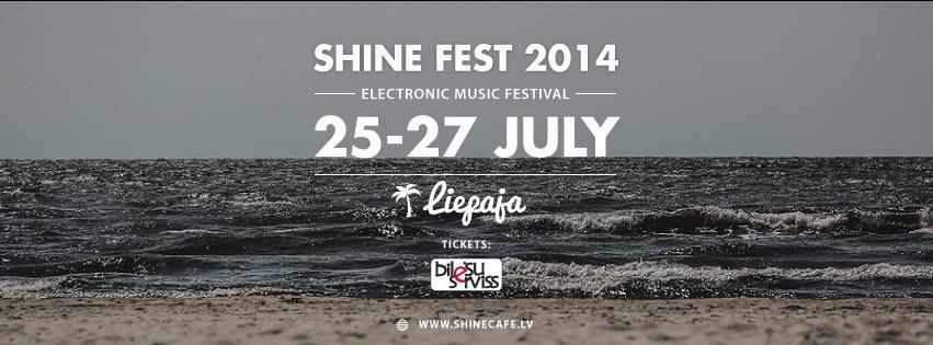 Shine Fest 2014 на пляже в Лиепае пройдет 25 и 26 июля