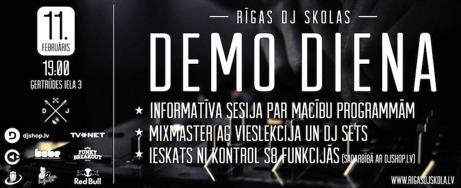 В Rīgas DJ Skola день открытых дверей