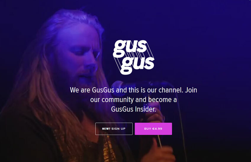 Группа GusGus запустила свой видеоканал на платформе Oz
