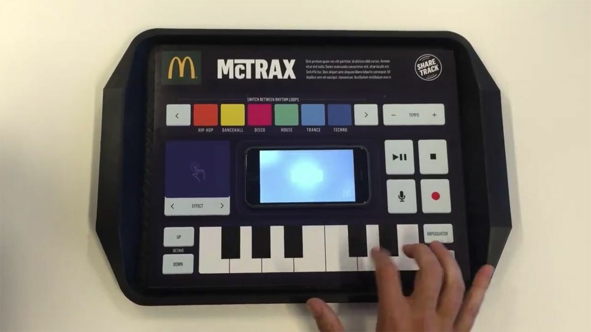 McDonalds предложил музыкальный продукт McTrax