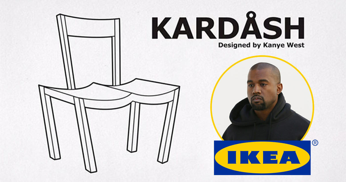 Поклонники Kanye West представили, как могла бы выглядеть его мебель для IKEA