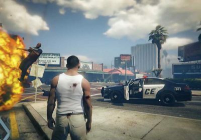 Как Grand Theft Auto V выглядела бы в реальной жизни