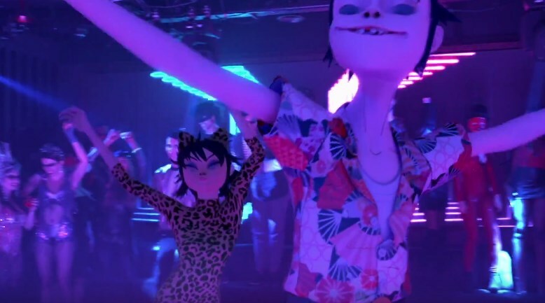 В новом клипе «Strobelight» Gorillaz зажигают на танцполе