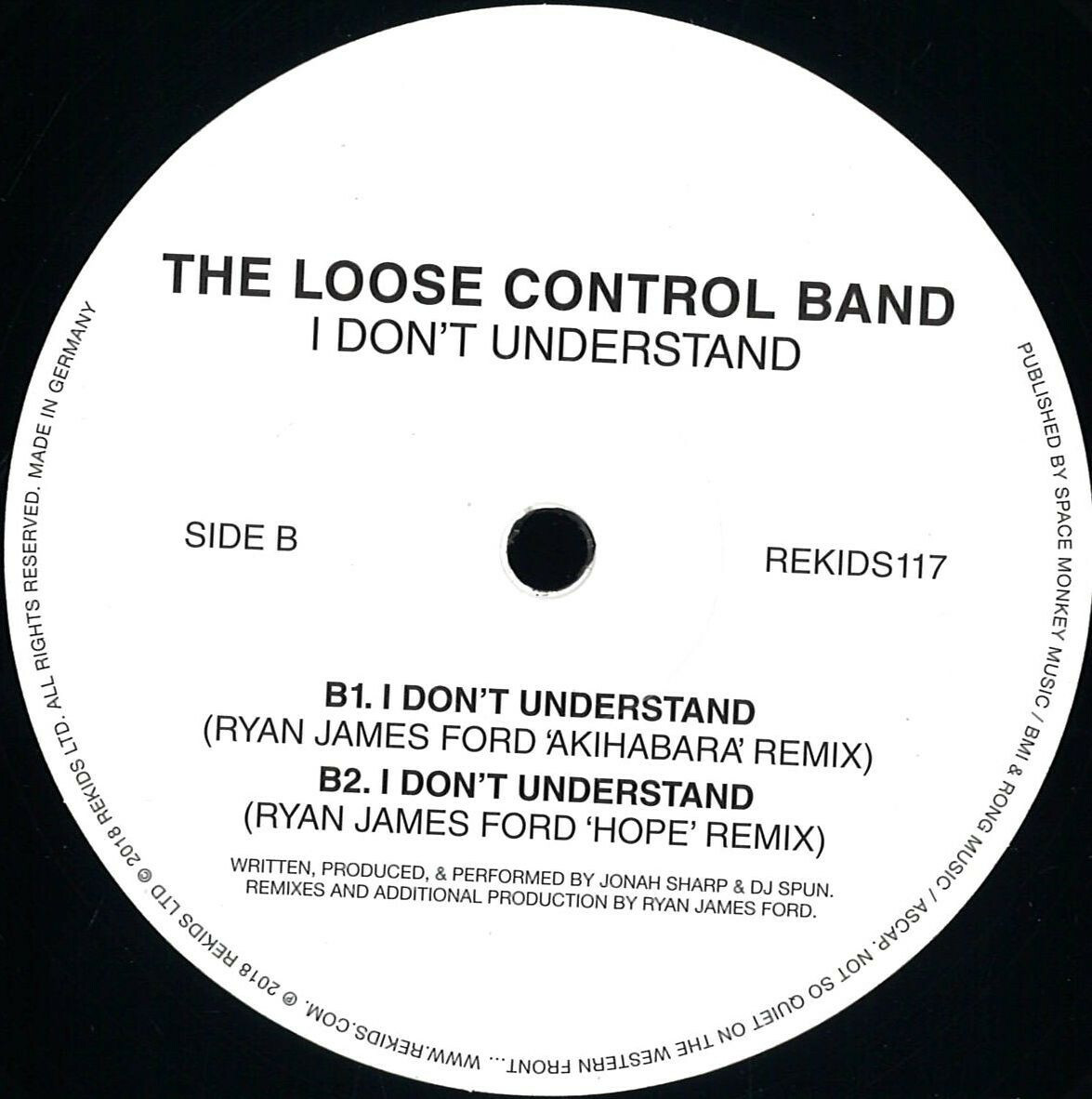 The Loose Control Band – I Don’t Understand (Rekids)