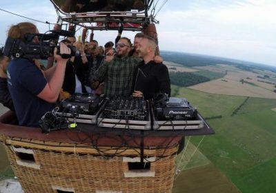 Вечеринка на воздушном шаре: литовцы Kodas устроили пати в небе