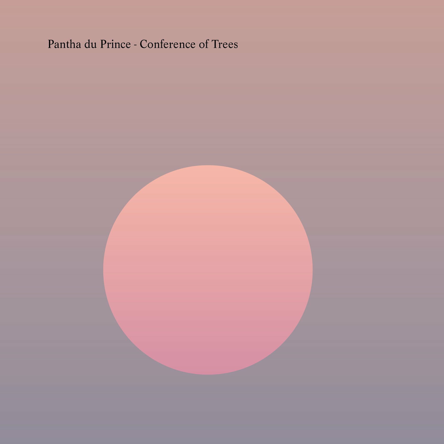 Pantha Du Prince – Conference Of Trees (Modern Recordings, 2020)