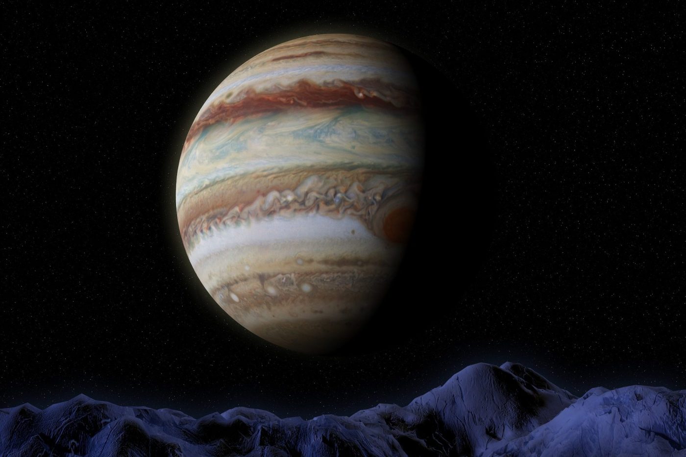 NASA поделилось записью звуков Юпитера и его спутника